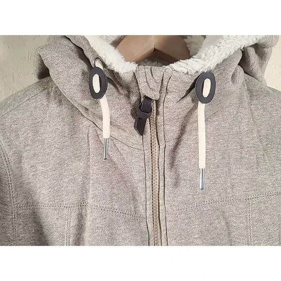 1 Madison Expedition Women's Knit Full Zip Hood Jacket Large - Picture 10 of 16